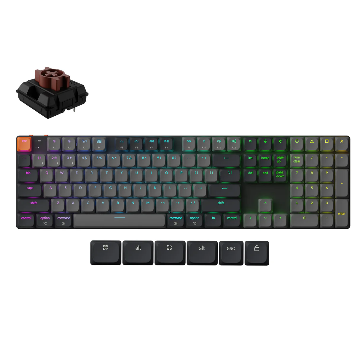 K5 Teclado Mecanico Inalambrico QMK