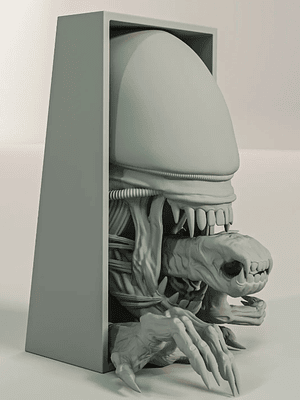 Xenomorph Book nook