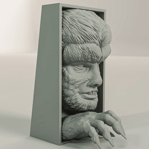 The Wolf man Book Nook 2