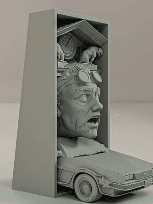 Back to the future Book Nook 