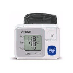 Medidor de presión arterial digital Omron.