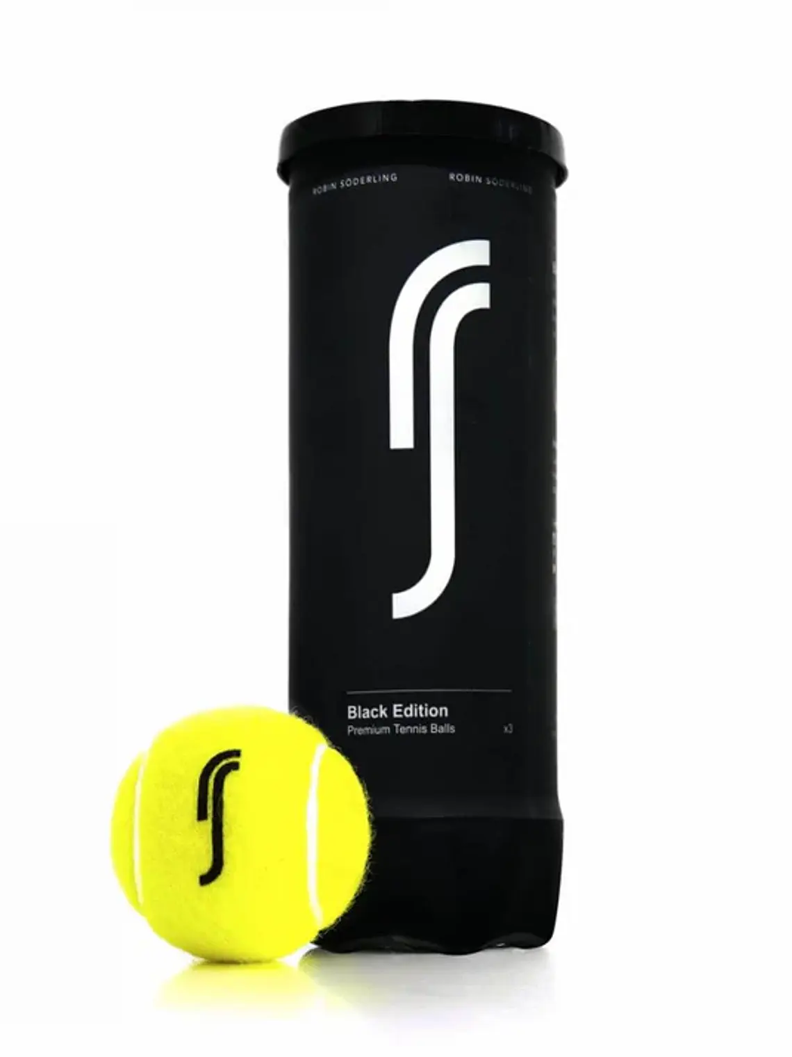 Tarro de Pelota Tenis Robin Soderling Black Edition X3 – 1 Unidad 1