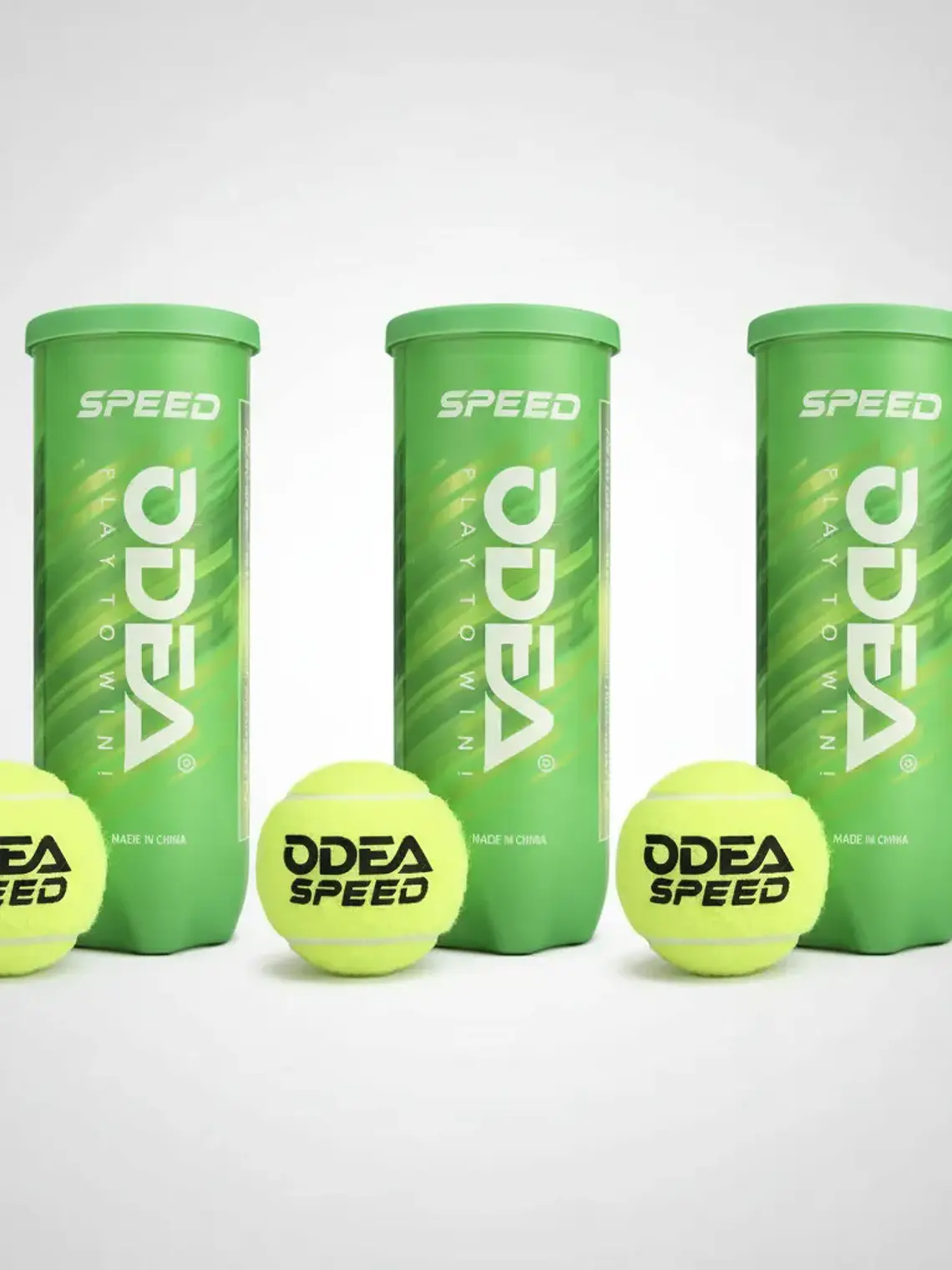 Pack 3 Tarros Pelotas Tenis Odea Speed 3 Pelotas Certificadas Itf 1