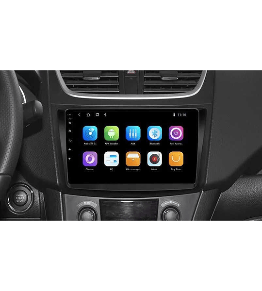 Auto Radio Suzuki Swift 4  Android 2Din Ano 2011 até 2017