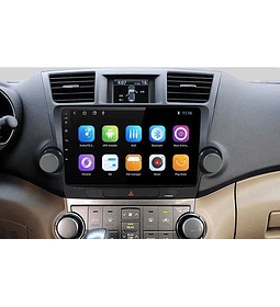 Auto Radio Toyota Highlander Android 2Din Ano 2007 até 2013