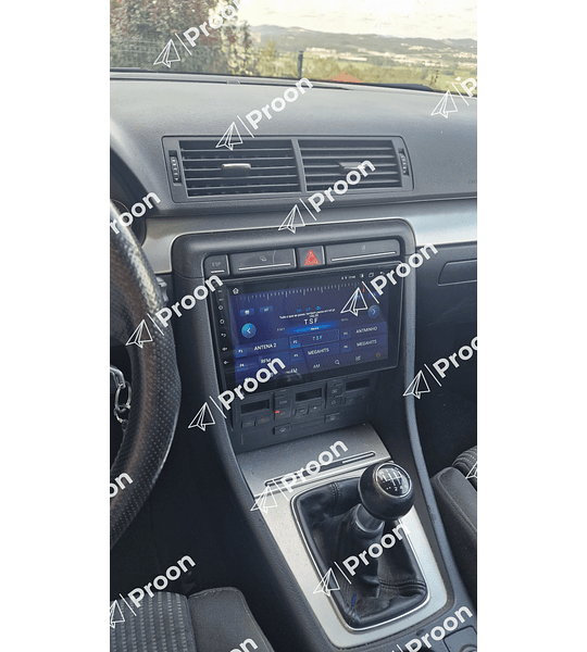 Auto Rádio Audi A4 2 Din. Android Ano 2000 a 2009