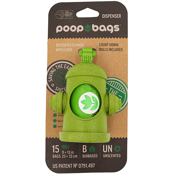 Dispensador + 1 Rollo De Bolsitas Biodegradables 1
