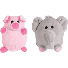 Peluches Pack Elefante y Chanchito