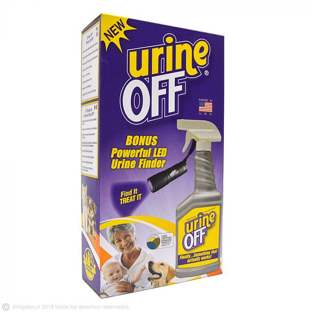 Urine Off Perro y Gato 500 ml + Linterna