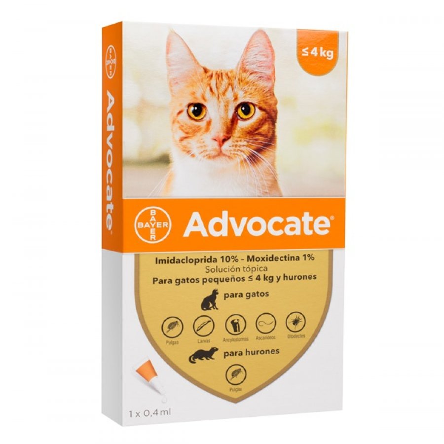 Advocate Gatos hasta 4 Kg