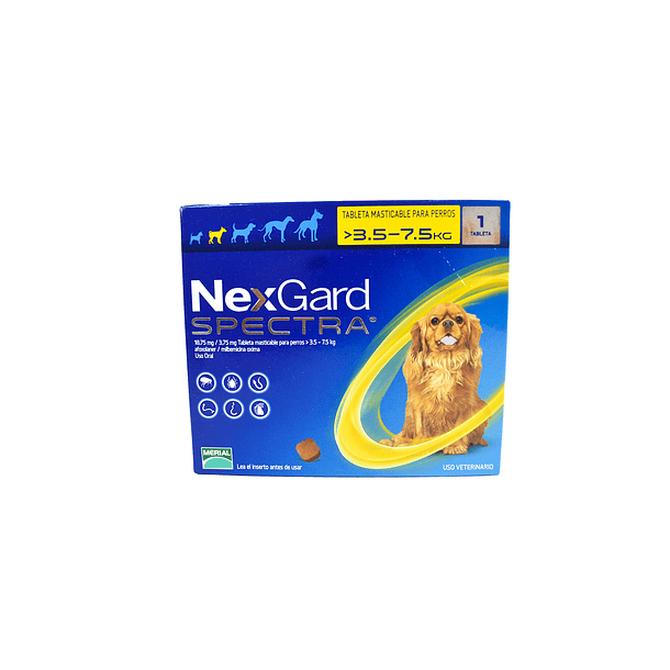 Nexgard Spectra 3Kg-7.5Kg