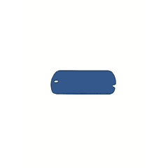Placa de Identificación Militar Azul