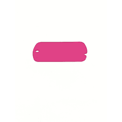 Placa de Identificación Grabada Militar Rosa