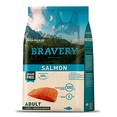 BRAVERY SALMON ADULT LARGE/MEDIUM 12 KG