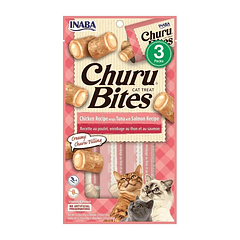 CHURU BITES WRAPS ATUN & SALMON PACK 3