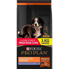 PROMOCION PROPLAN PUPPY SENSITIVE CORDERO 12+3 KG 