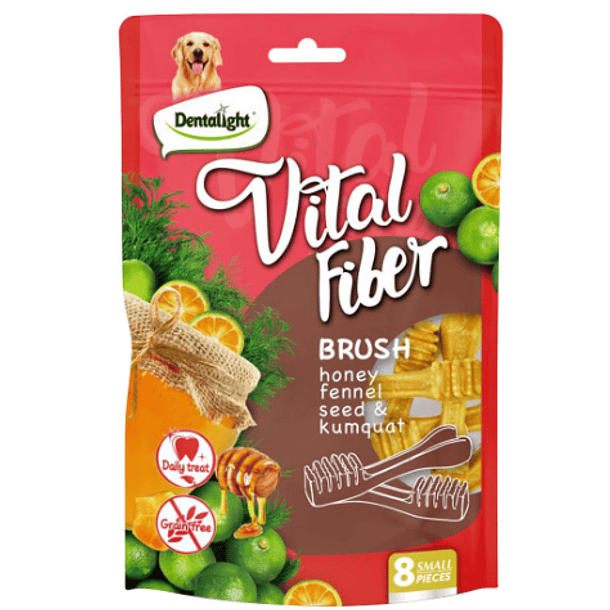 Snacks Vital Fiber Brush Miel, Hinojo, Semillas y Naranja China 8un