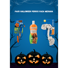 PACK PROMOCIÓN HALLOWEEN PARA PERROS RAZA MEDIANA