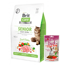 Brit Care Cat Senior 2 kg + snack de regalo  1