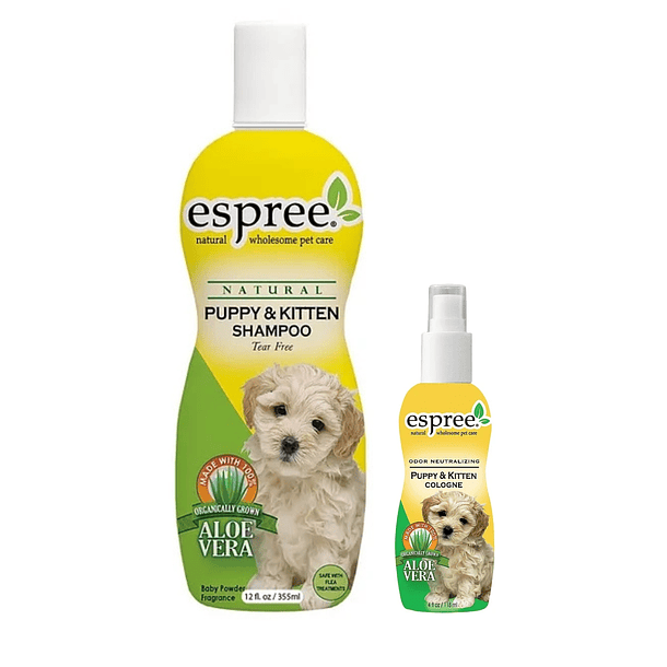 Espree shampoo puppy and kitten anti lagrimas + colonia de regalo  1