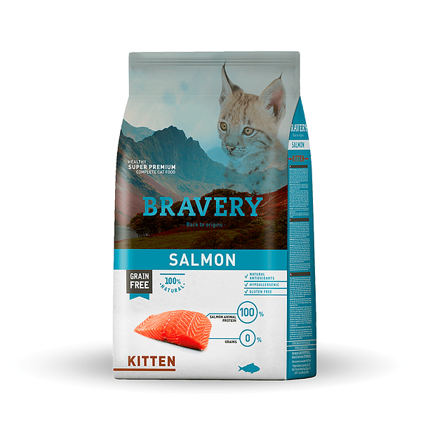 BRAVERY SALMON KITTEN 2 KG