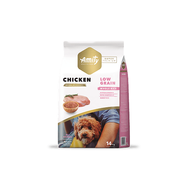 AMITY SP LOW GRAIN CHICKEN ADULT 14 + 4 KG