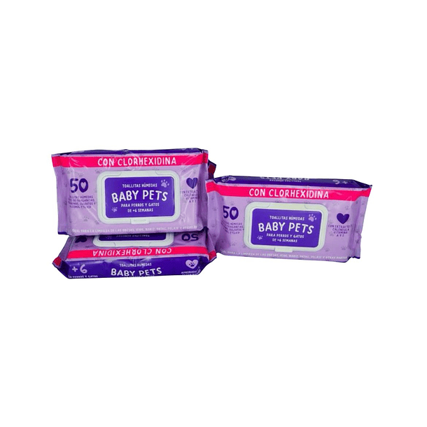 TOALLITA HUMEDA CON CLORHEXIDINA 50 UNIDADES