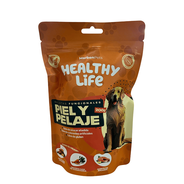 GALLETAS FUNCIONALES PIEL Y PELAJE 200 GR