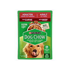 DOG CHOW POUCH ADULTO CARNE 100 GR