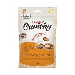 GALLETA RELLENA OMEGAS Y POLLO CRUNCHY 60 GR