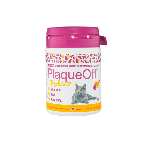 PLAQUE OFF POLVO GATO 40 GR