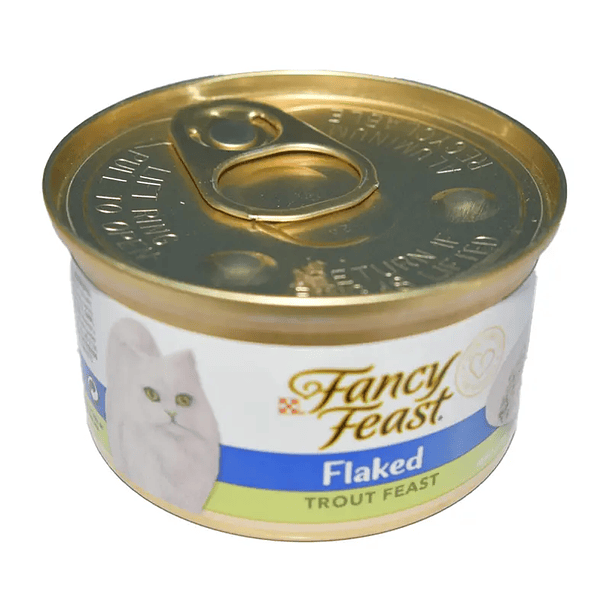  FANCY FEAST LATAS FLAKED- TROUT PURINA 