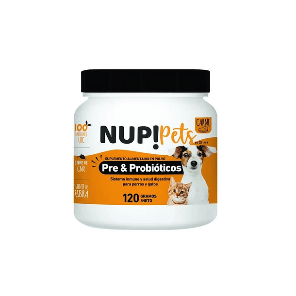 NUP PETS PRE & PROBIOTICOS SABOR CARNE