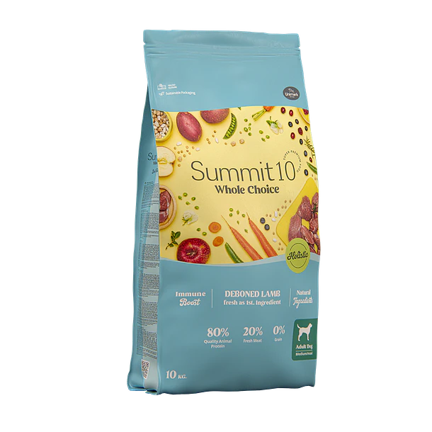 SUMMIT 10 WHOLE CHOICE ADULT LAMB MEDUM MAXI 10 K