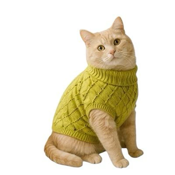 SUETER TEJIDO AMARILLO TALLA L