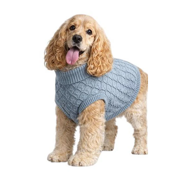 SUETER TEJIDO AZUL TALLA M