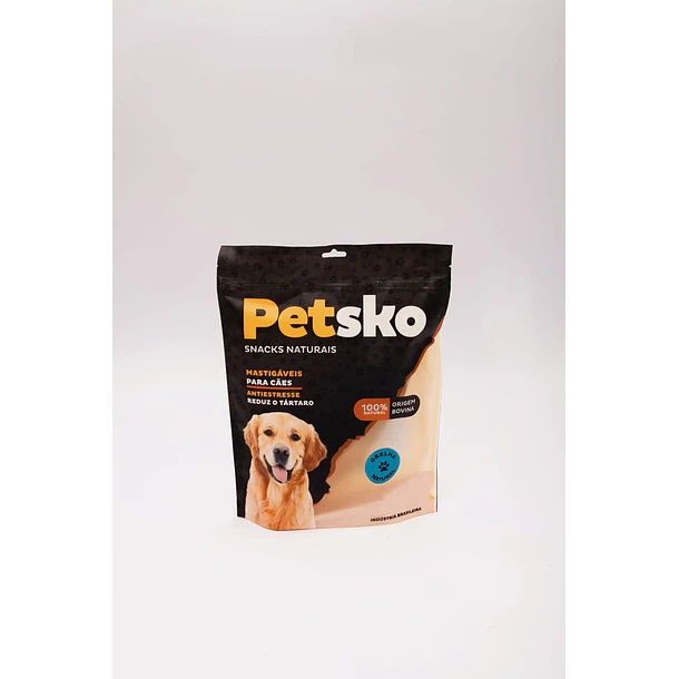 PETSKO OREJA DE VACUNO NATURAL 2 UNIDADES
