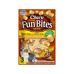 CHURU FUN BITES CAT CHICKEN 20 GR X 3