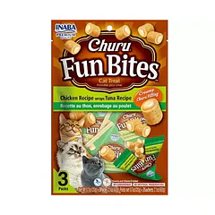 CHURU FUN BITES CAT CHICKEN/TUNA 20 GR X 3