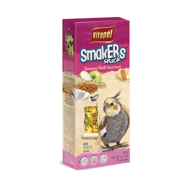 VITAPOL SMAKERS FOR COCKATIEL - FRUIT 90 GR