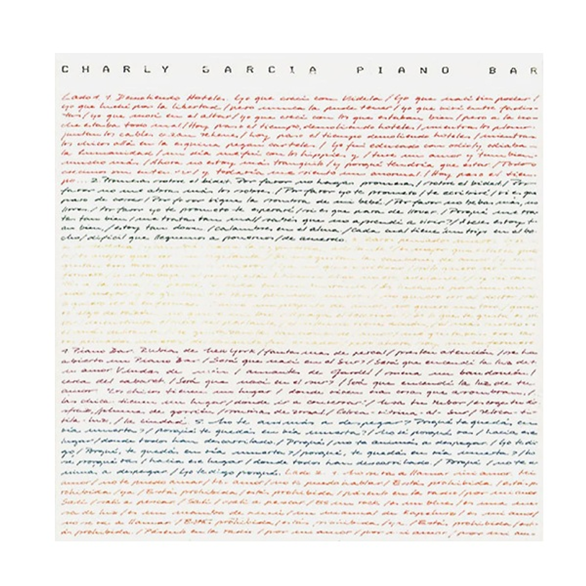 Vinilo Charly García - Piano Bar - $30.990 1