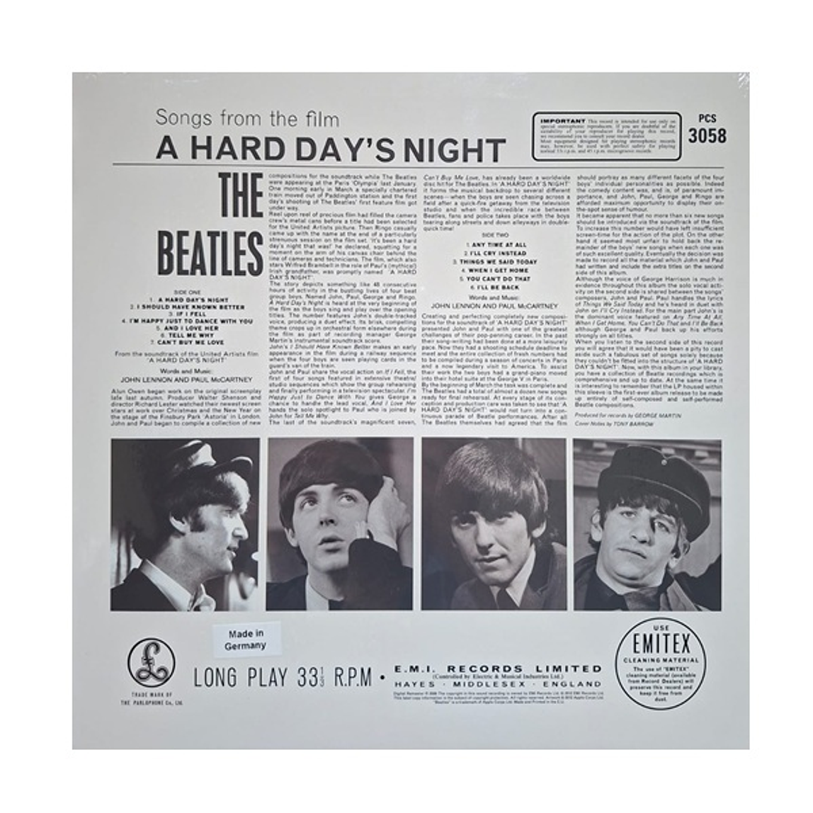 Vinilo The Beatles - A Hard Day's Night 2
