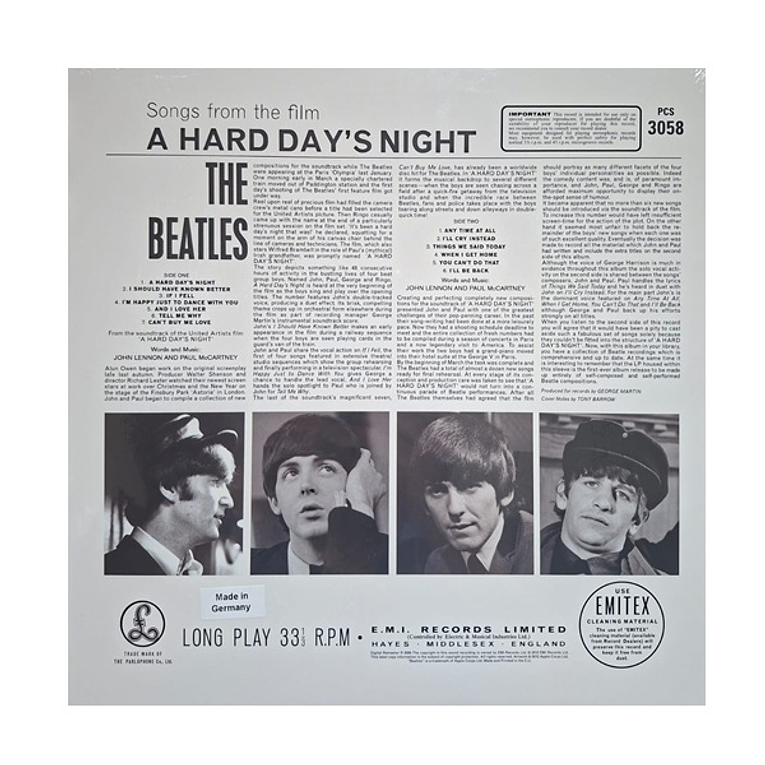 Vinilo The Beatles - A Hard Day's Night 2