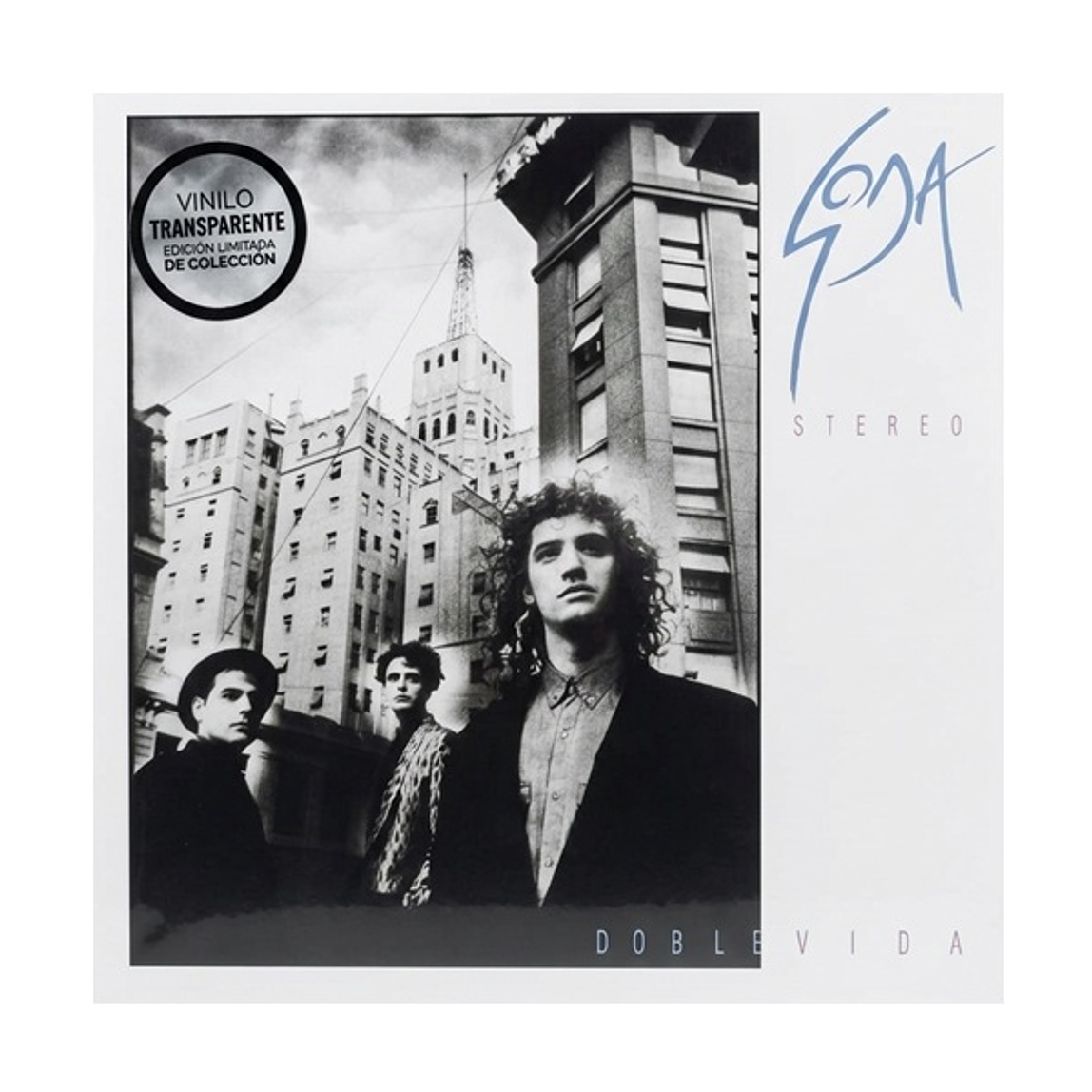 Vinilo Soda Stereo - Doble Vida - Crystal Clear Vinyl (Transparente) 1
