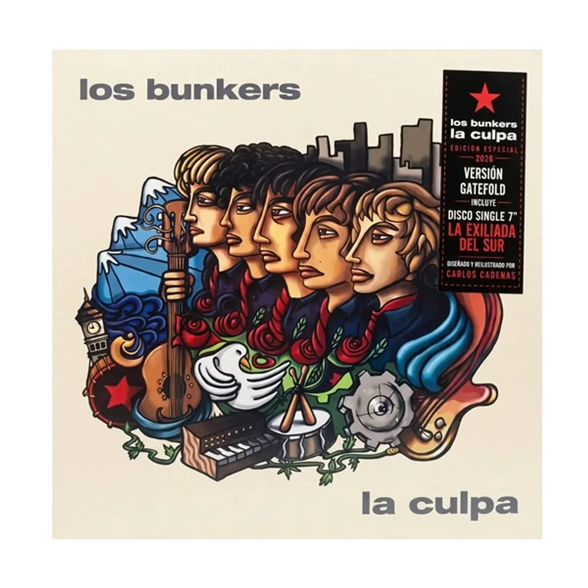 Vinilo Los Bunkers - La Culpa RE2026 1