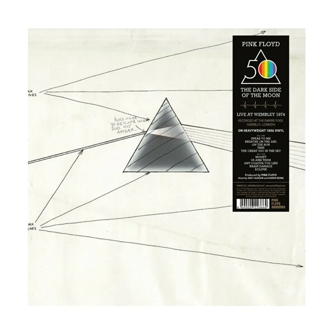 Vinilo Pink Floyd - The Dark Side Of The Moon Live At Wembley 1974  1