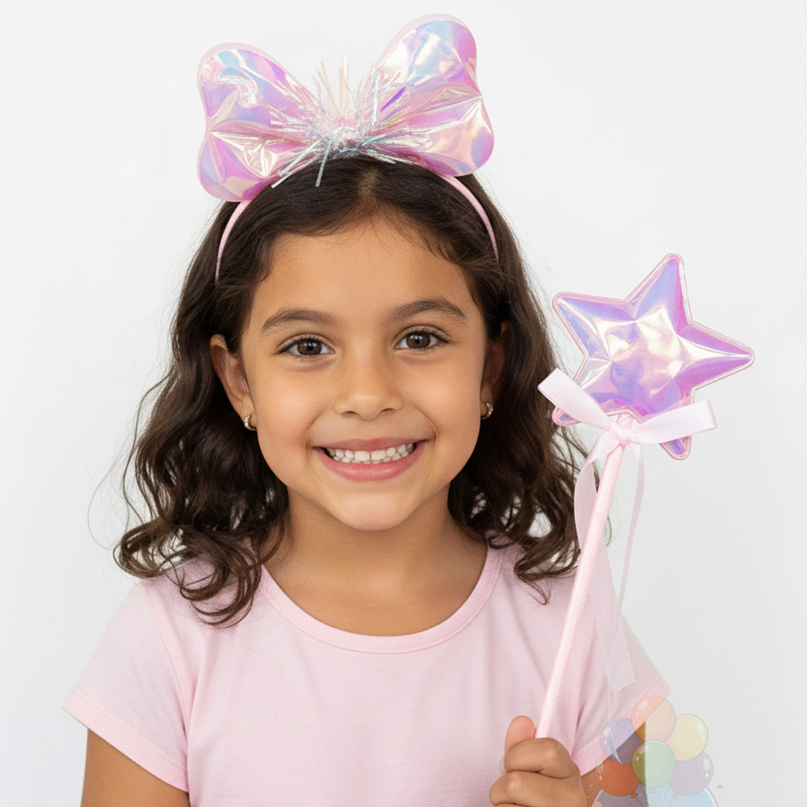 Set Fantasía: Cintillo y Varita Mágica de Estrella 1