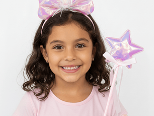 Set Fantasía: Cintillo y Varita Mágica de Estrella