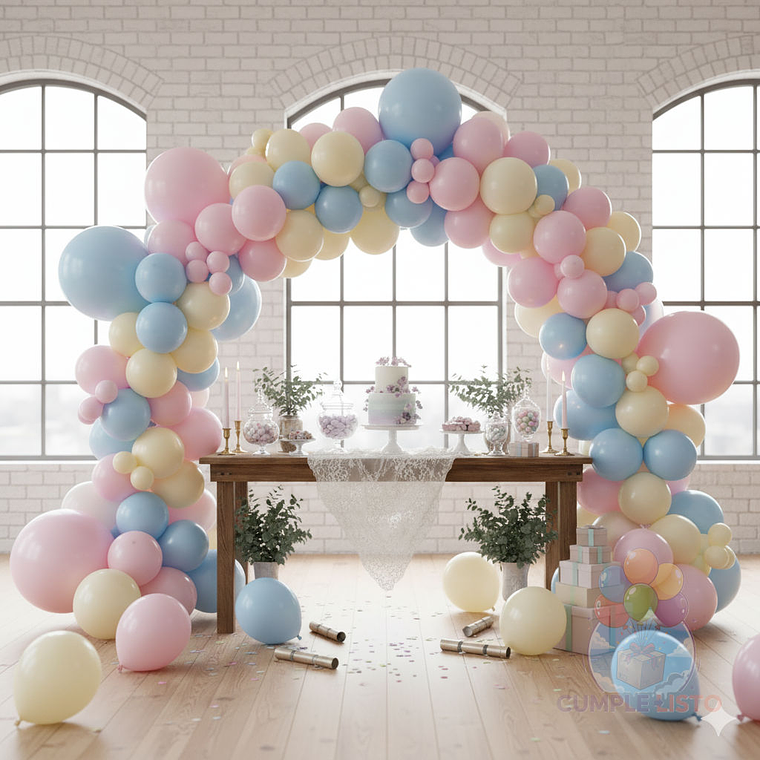 12 Globos Látex Tonos Pasteles Suaves (30 cm) 1