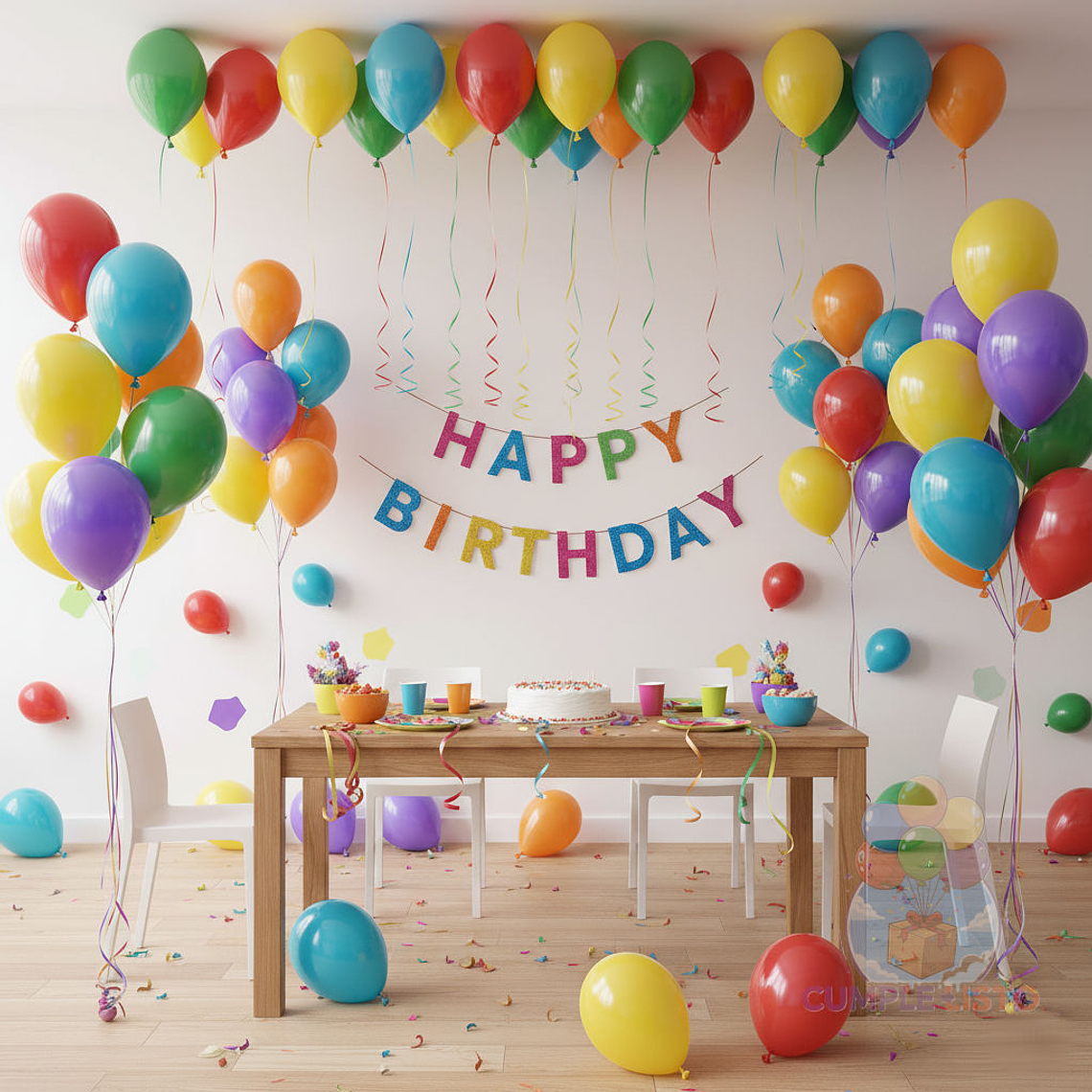 25 Globos Látex Lisos Colores Surtidos (23 cm) 1